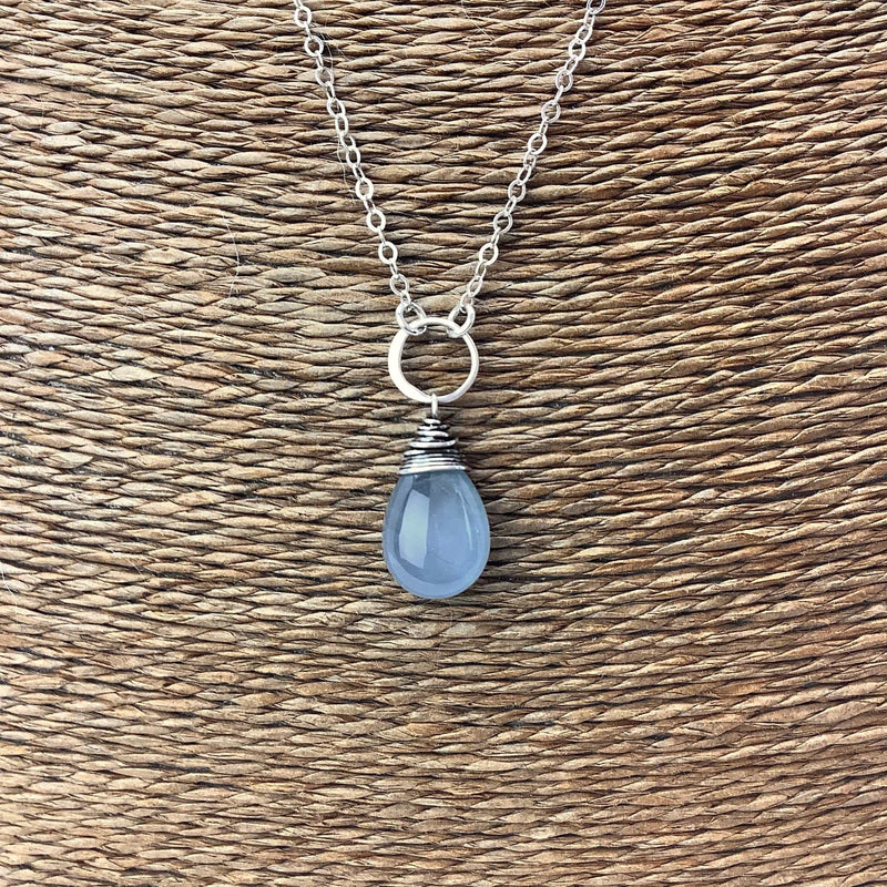 Aquamarine Necklace, March Birthstone Utopianorthwest 