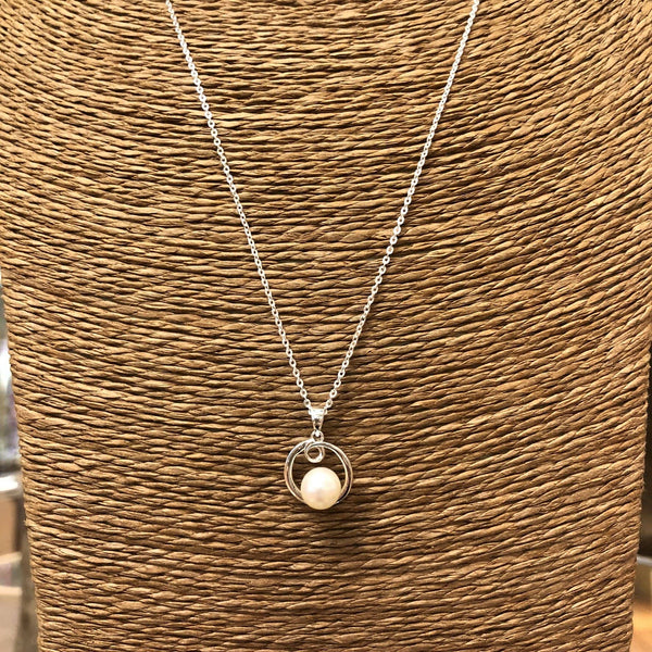 Freshwater Pearl Necklace in Sterling Silver Utopianorthwest 