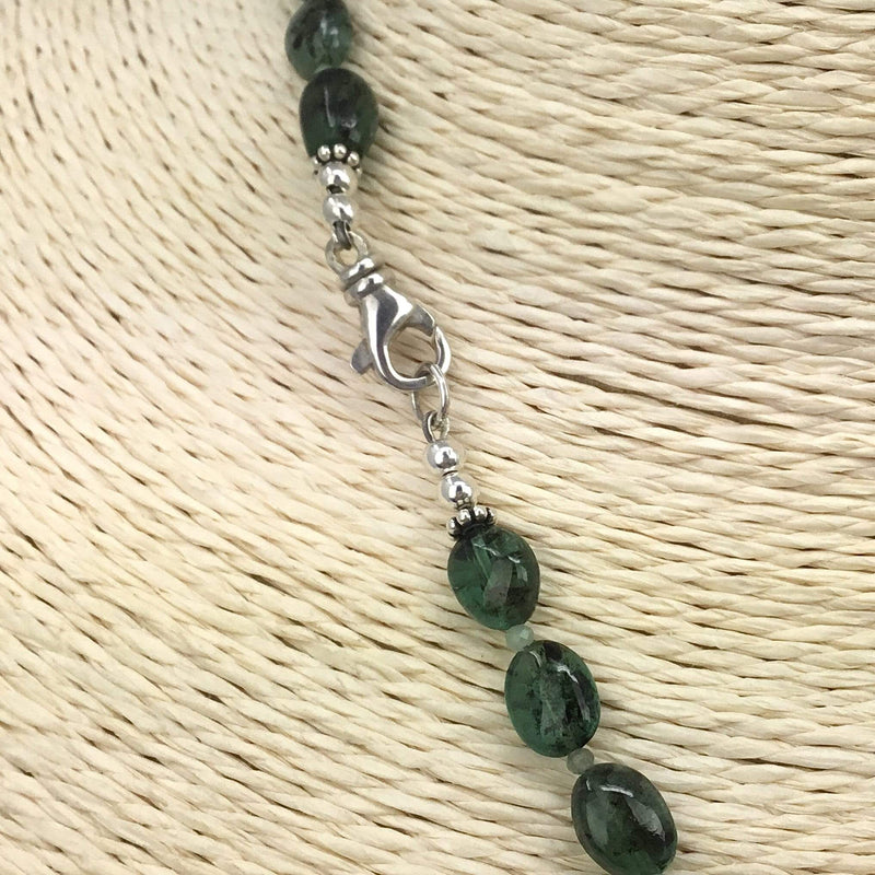 Natural Emerald Necklace emeralds Utopianorthwest 