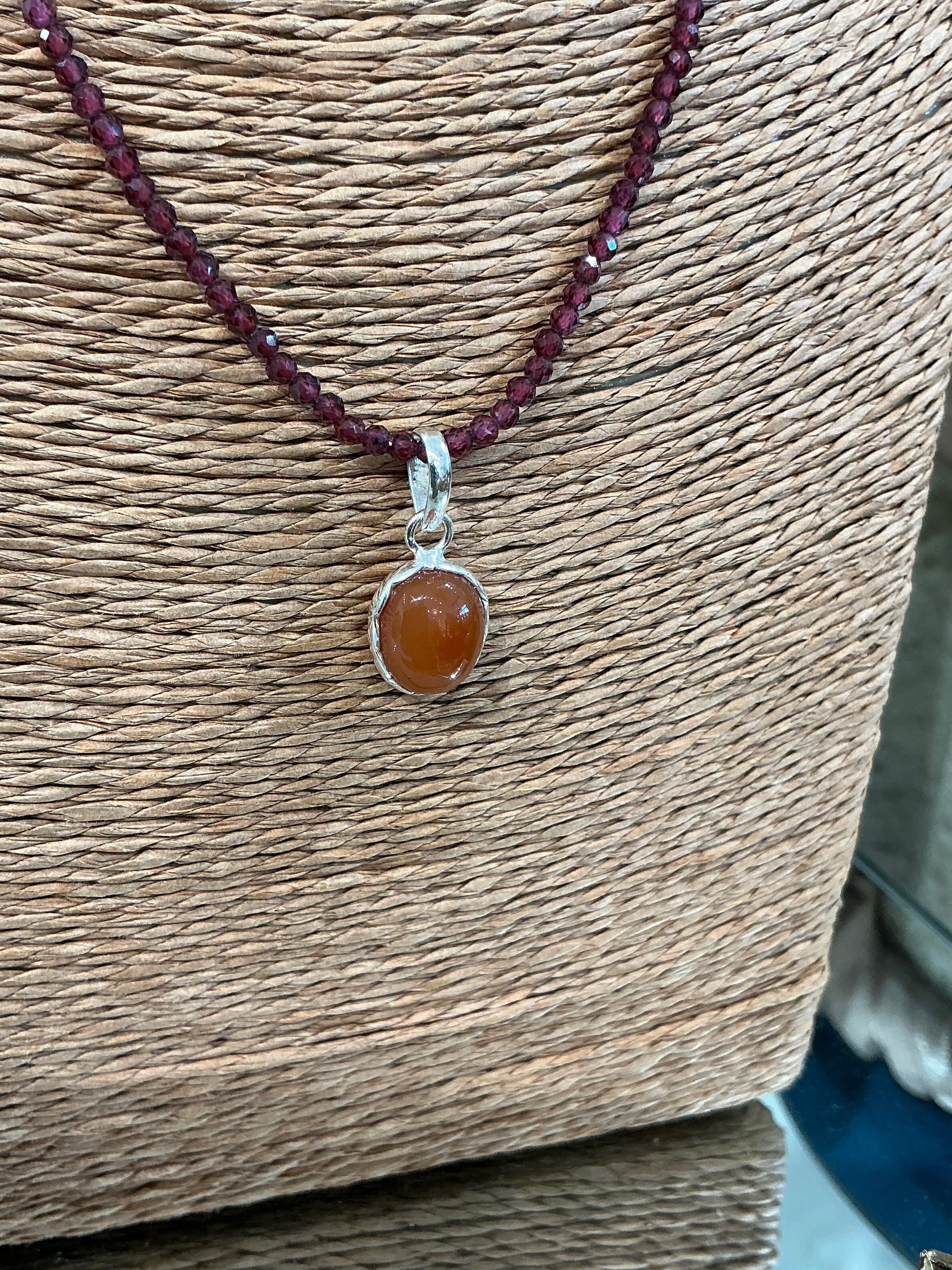 Garnet pendant