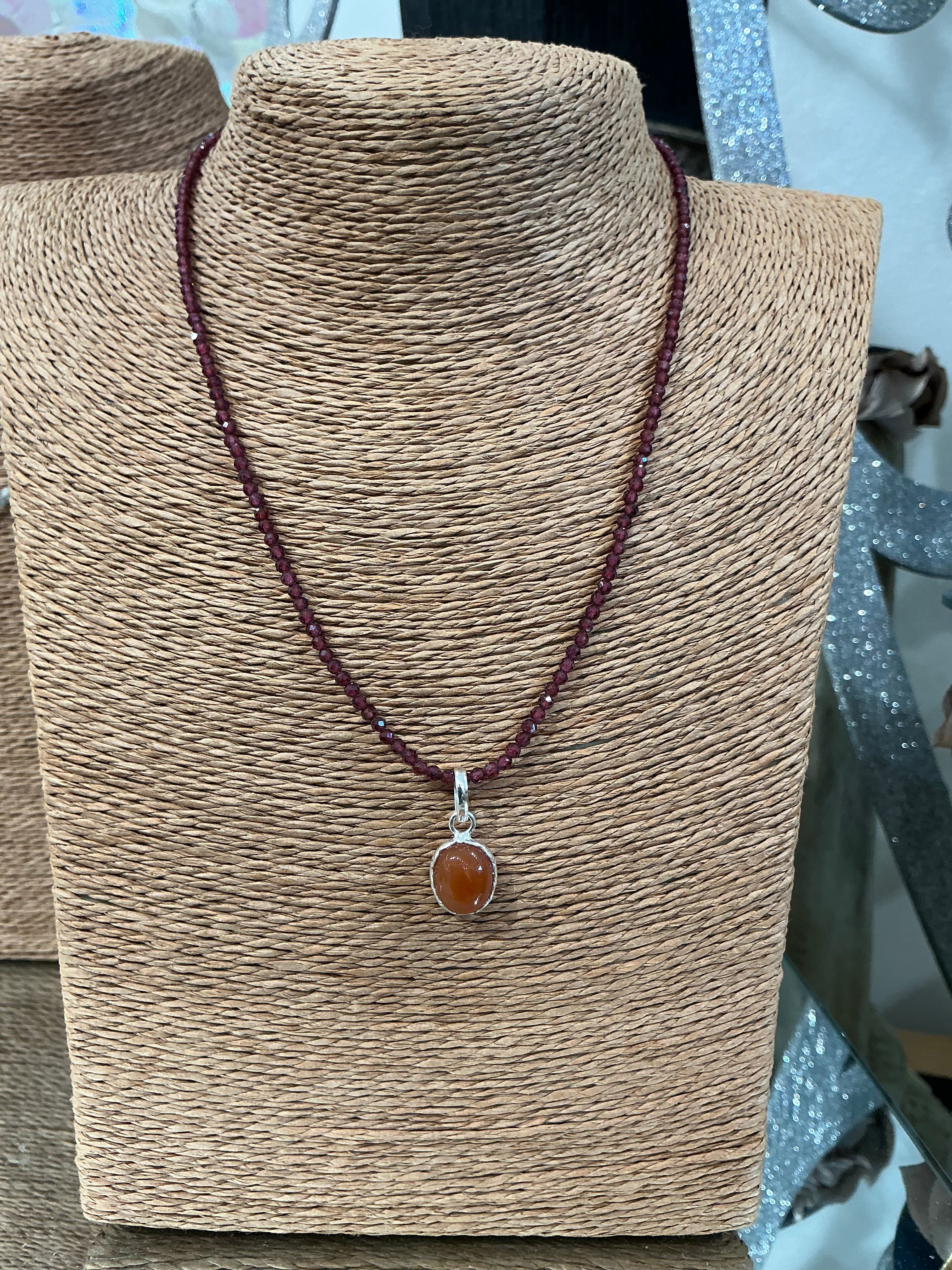 Garnet pendant