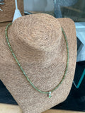 Meraki peridot necklace