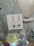 Garnet earrings