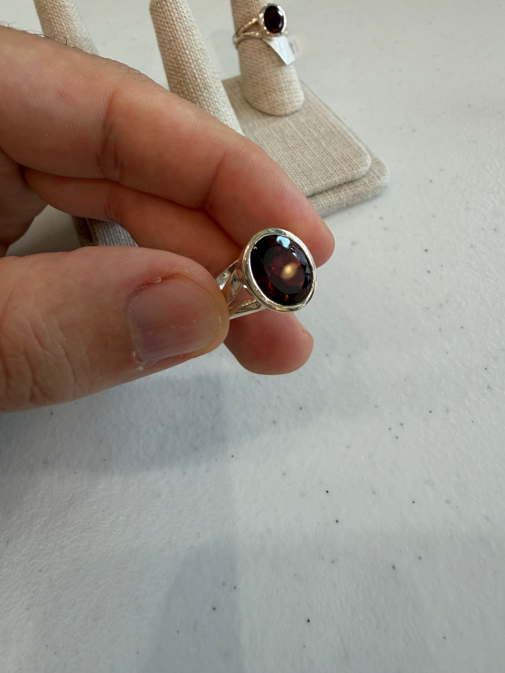 Garnet ring
