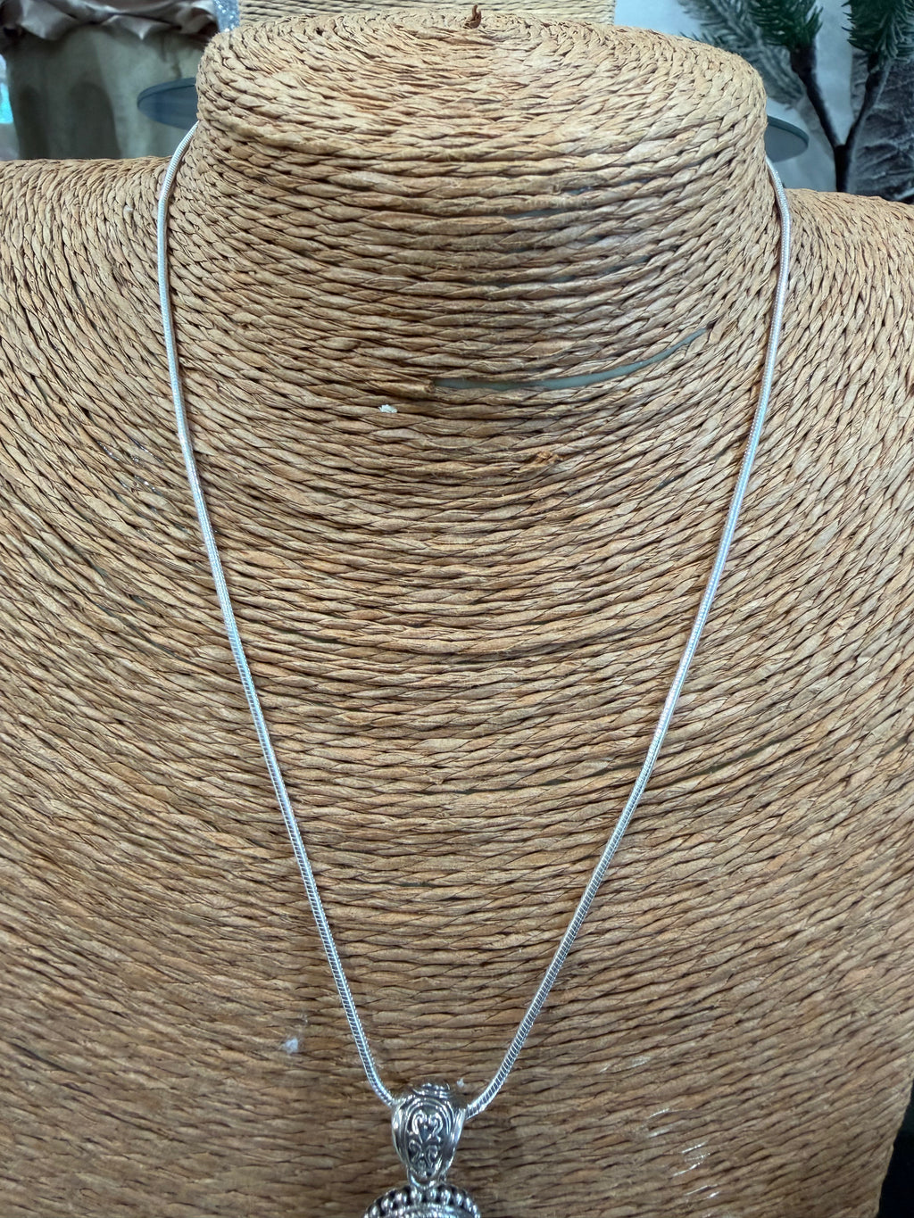 P&B Silver chain 16”  necklace