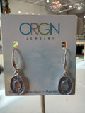 Silver color earrings