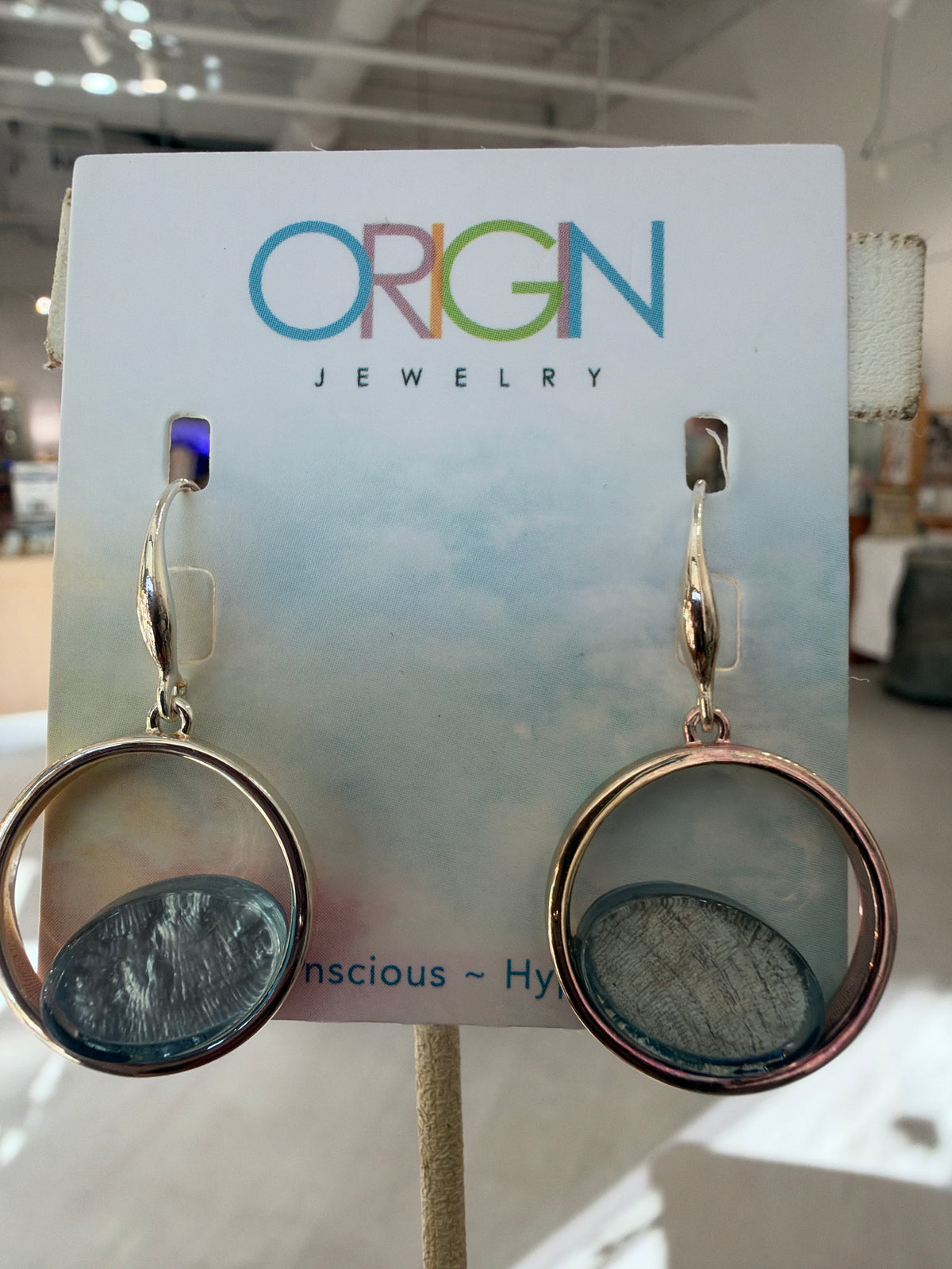 Blue earrings