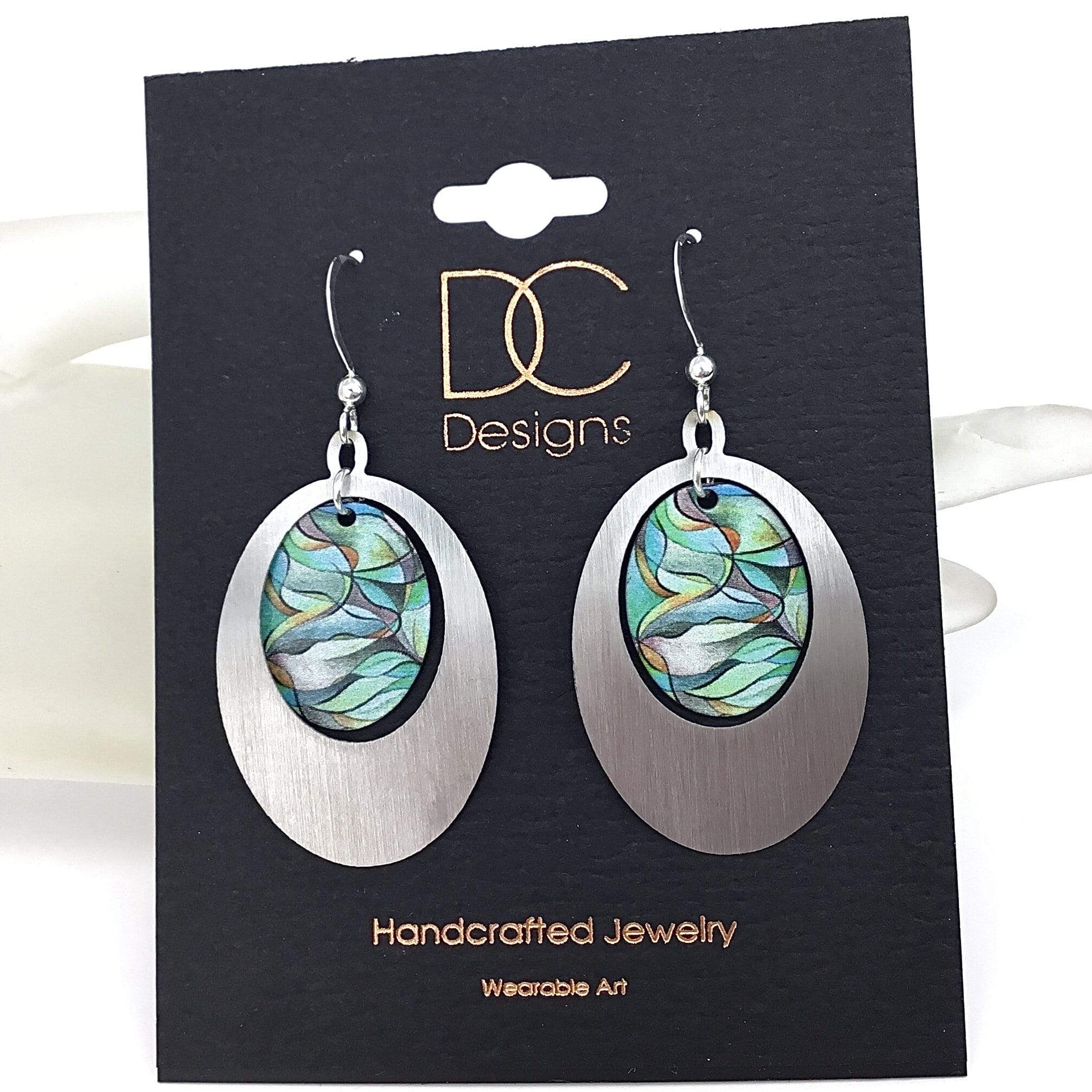 Abstract Art Earrings Utopianorthwest 