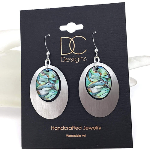 Abstract Art Earrings Utopianorthwest 