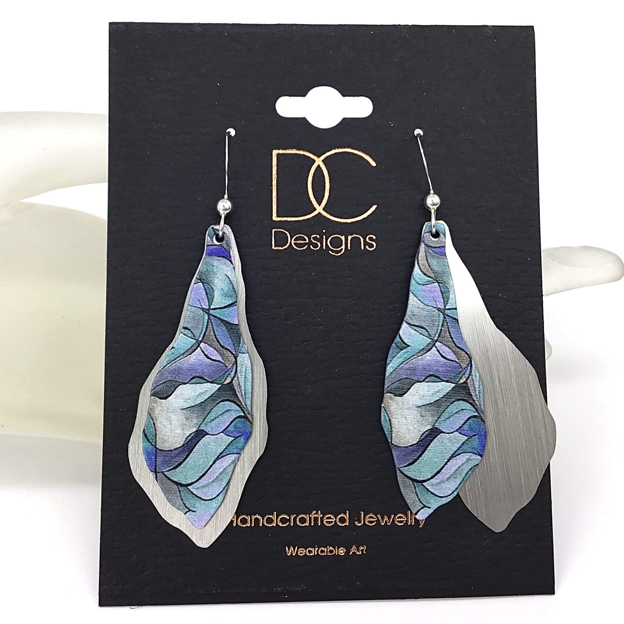 Abstract Art Earrings Utopianorthwest 