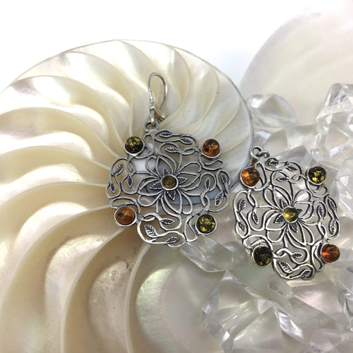 Amber Earrings, November Birthstones Utopianorthwest 