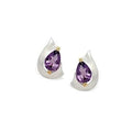 Amethyst- February Birthstone earrings Utopianorthwest 
