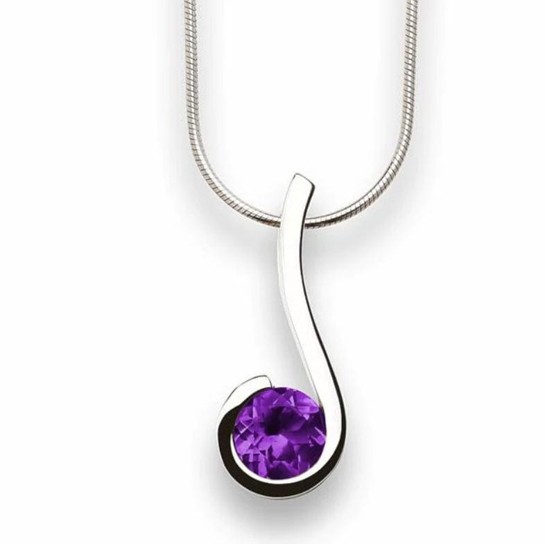 Amethyst Necklace- February Birthstone Amethyst Utopianorthwest 