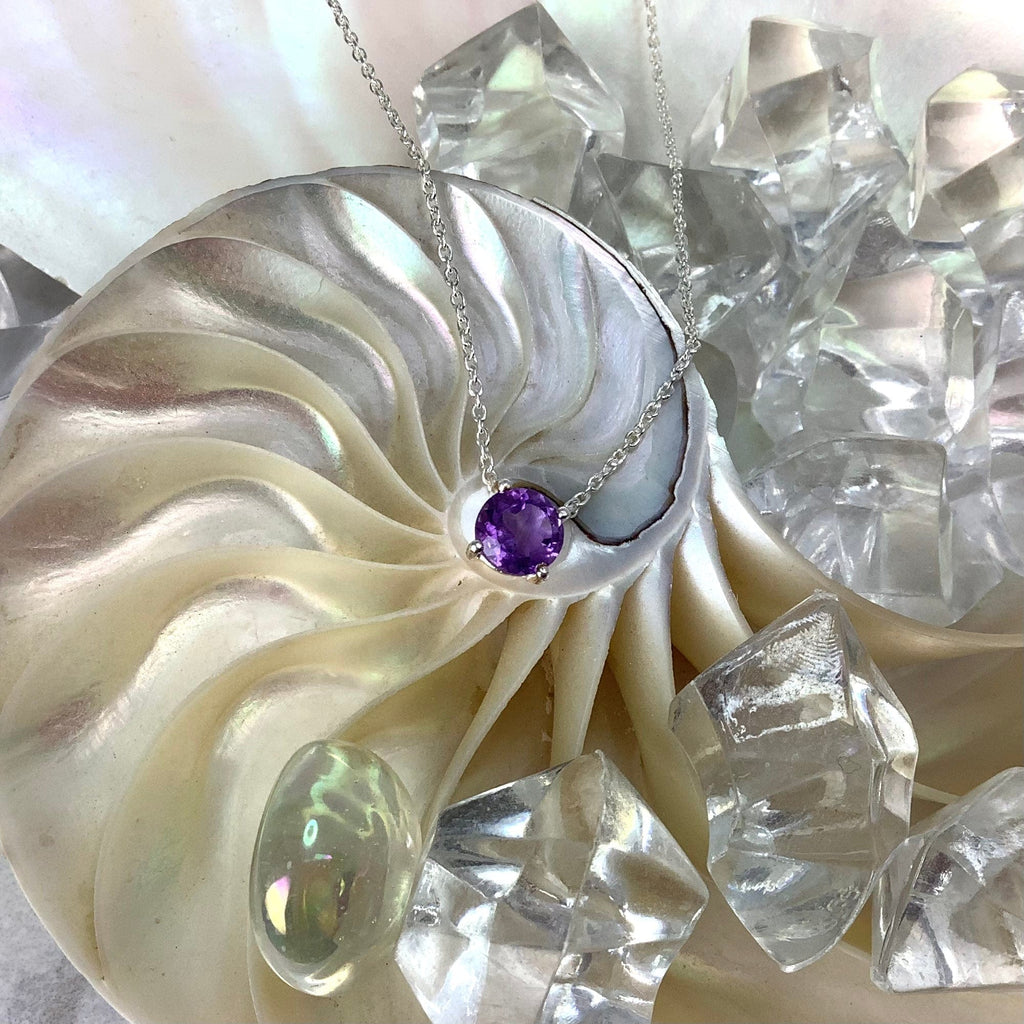 Amethyst Necklace- February Birthstone Utopianorthwest 