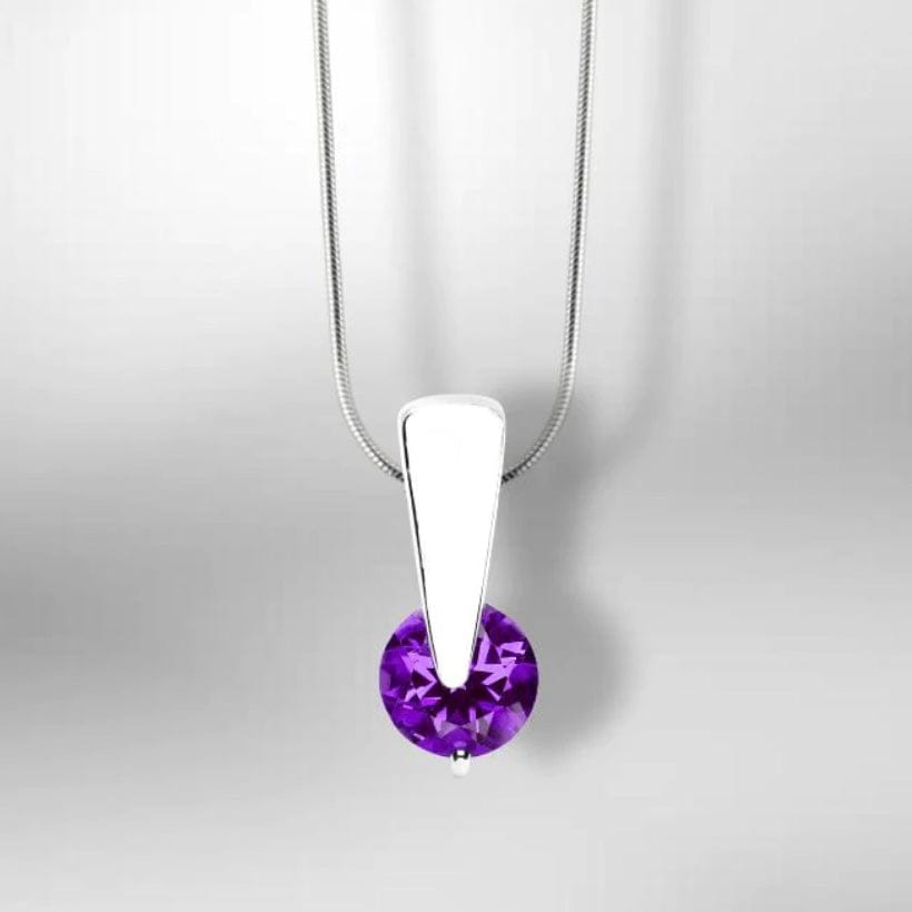 Amethyst Necklace- February Birthstone Utopianorthwest 