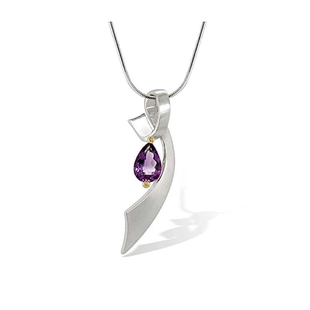 Amethyst pendant- February Birthstone Amethyst Utopianorthwest 