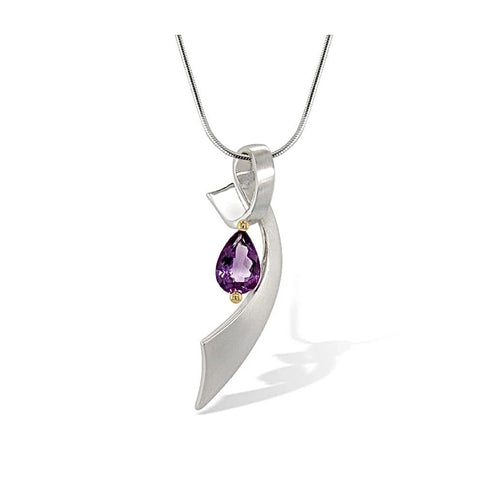 Amethyst pendant- February Birthstone Amethyst Utopianorthwest 