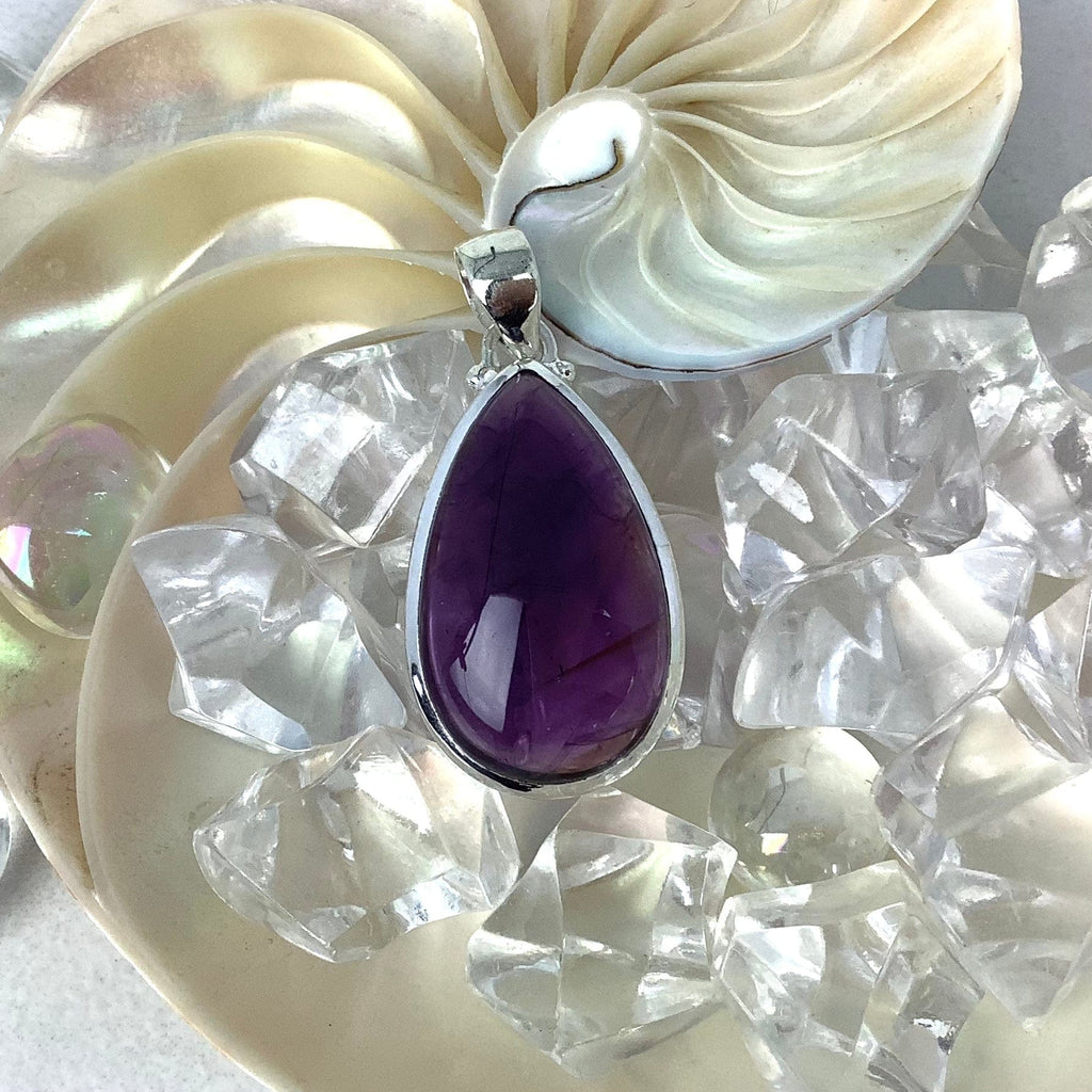 Amethyst Pendant- February Birthstone Amethyst Utopianorthwest 