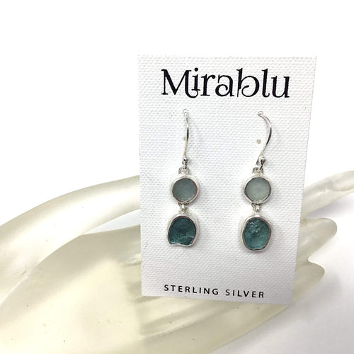 Aquamarine & Apatite Drop Earrings Utopianorthwest 