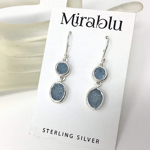 Aquamarine & Apatite Drop Earrings Utopianorthwest 