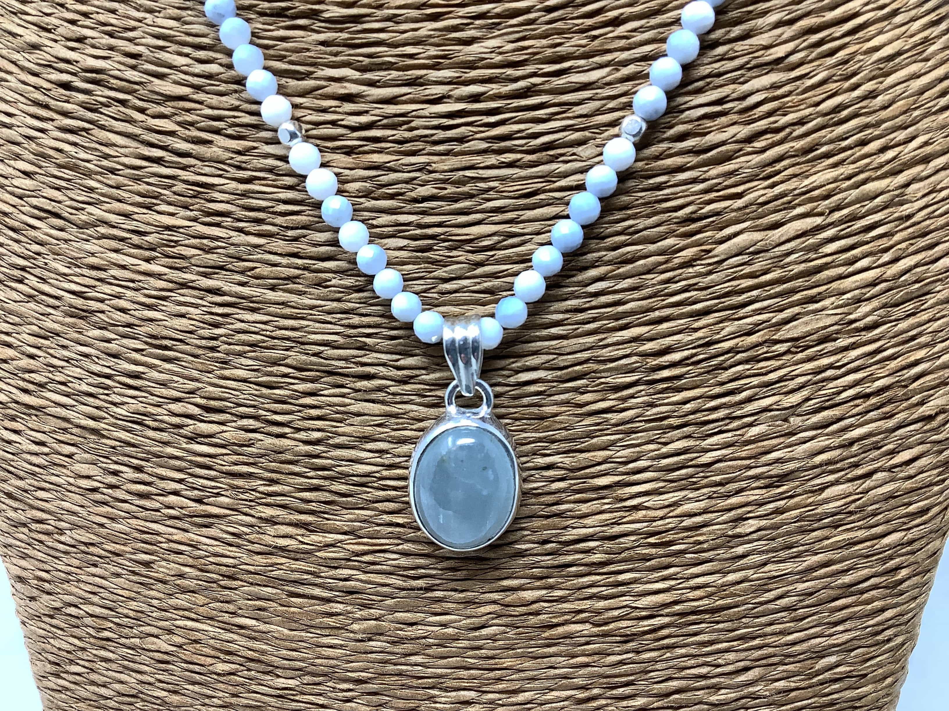 Aquamarine & Blue Opal Necklace Utopianorthwest 