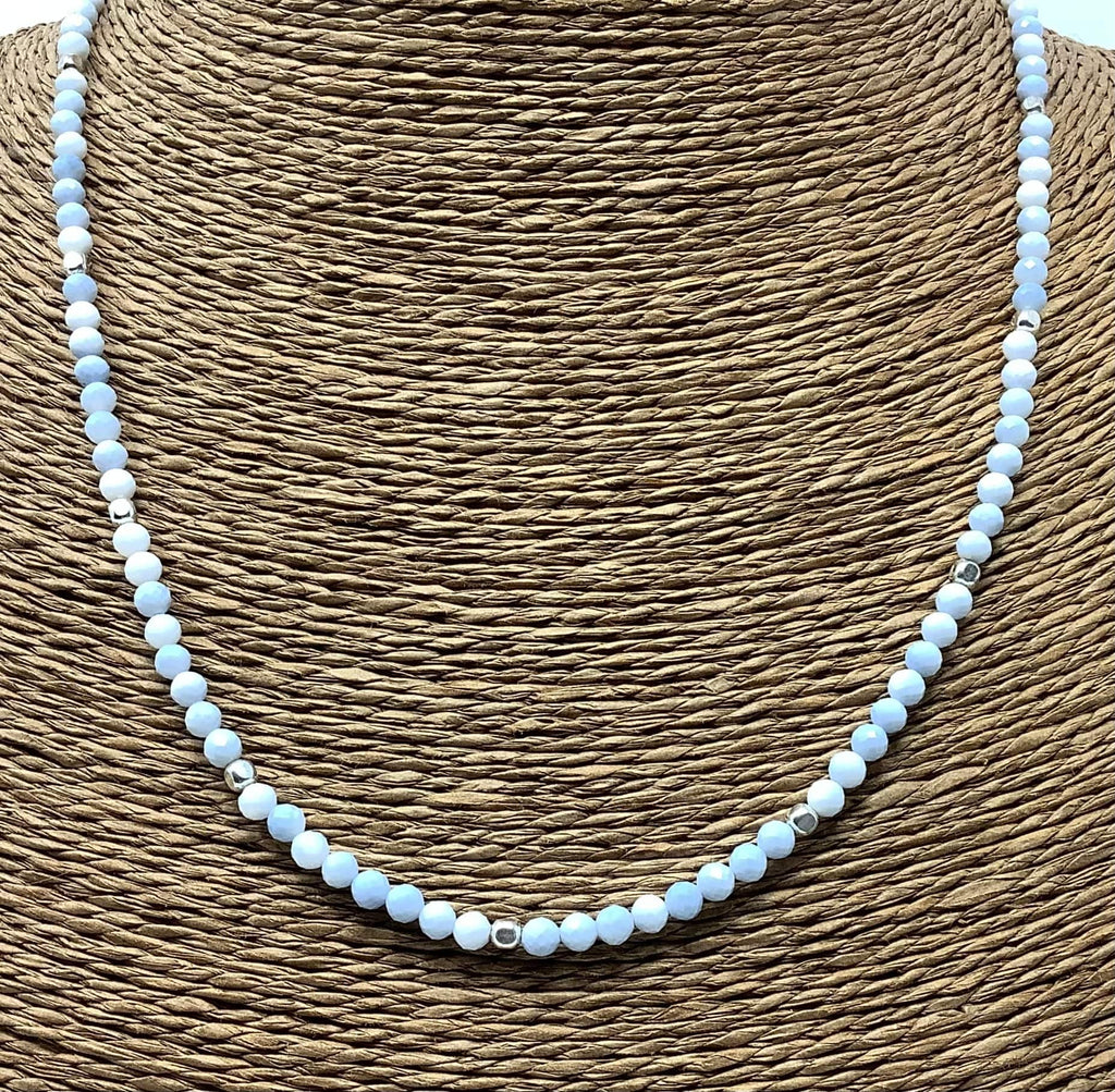 Aquamarine & Blue Opal Necklace Utopianorthwest 