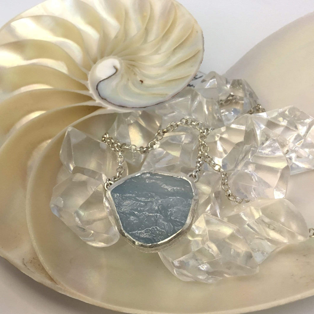 Aquamarine Necklace, March Birthstone Utopianorthwest 