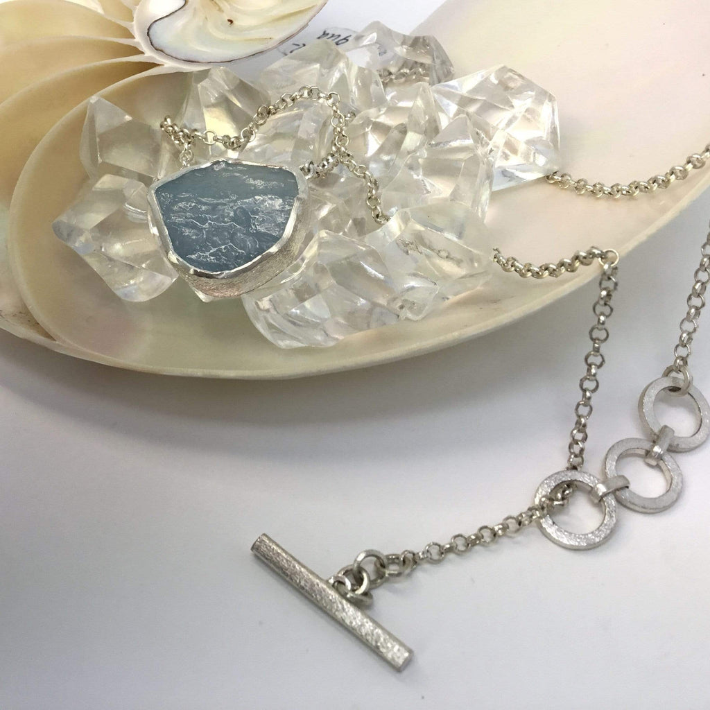 Aquamarine Necklace, March Birthstone Utopianorthwest 