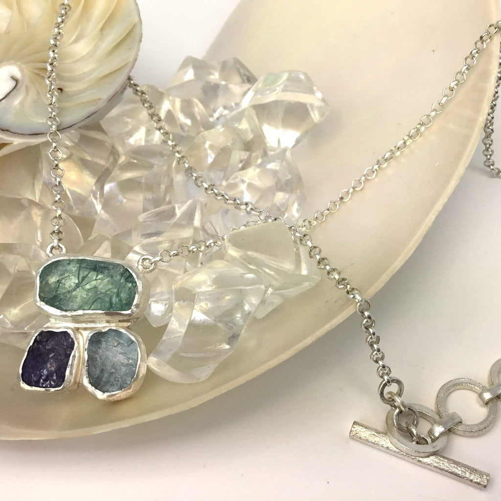 Aquamarine Necklace, March Birthstone Utopianorthwest 