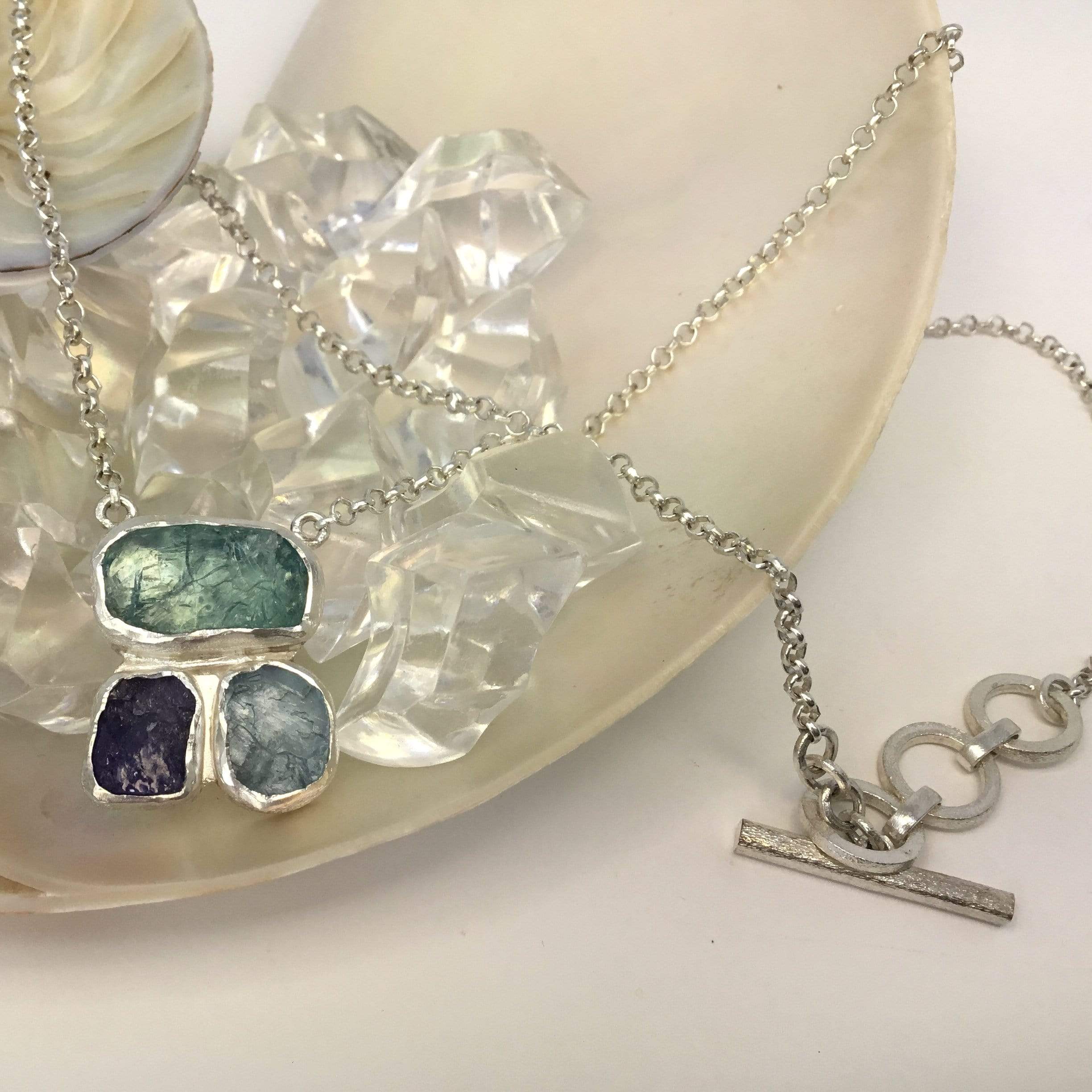 Aquamarine Necklace, March Birthstone Utopianorthwest 