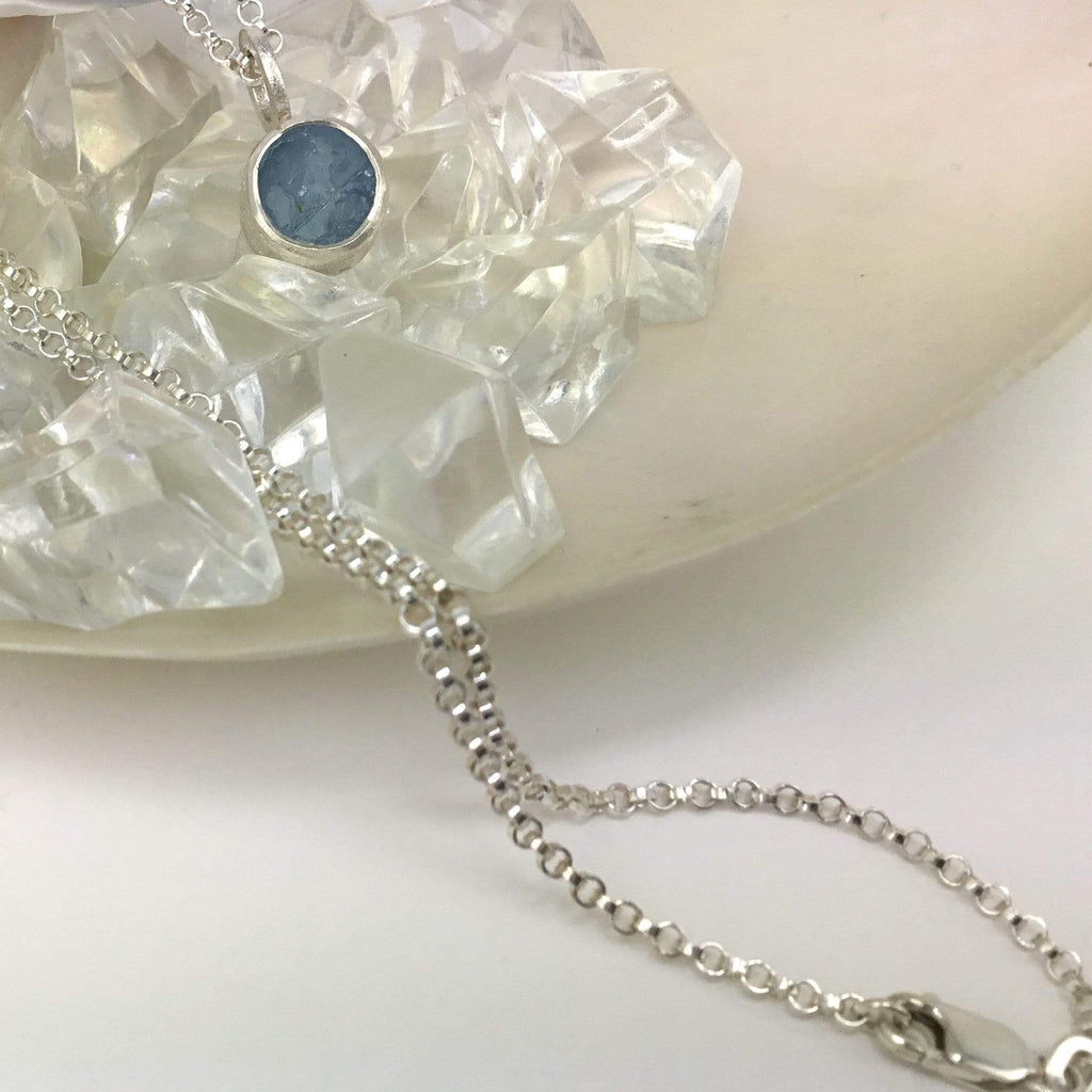 Aquamarine Necklace, March Birthstone Utopianorthwest 