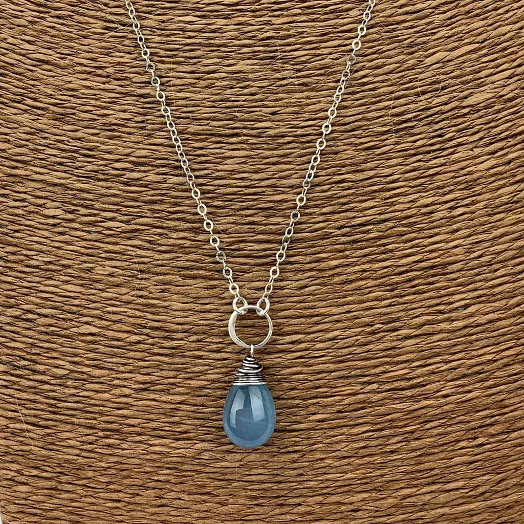 Aquamarine Necklace, March Birthstone Utopianorthwest 
