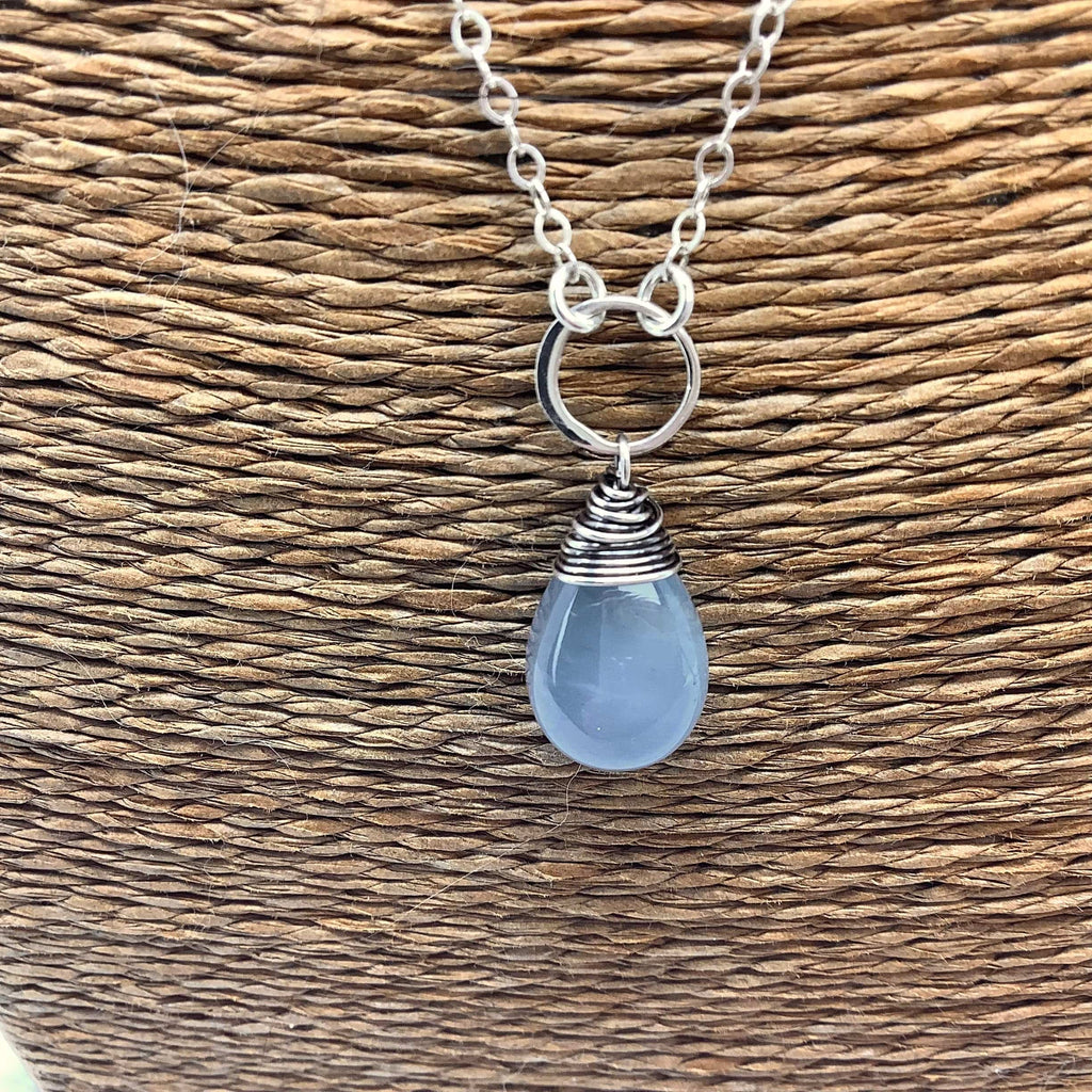 Aquamarine Necklace, March Birthstone Utopianorthwest 