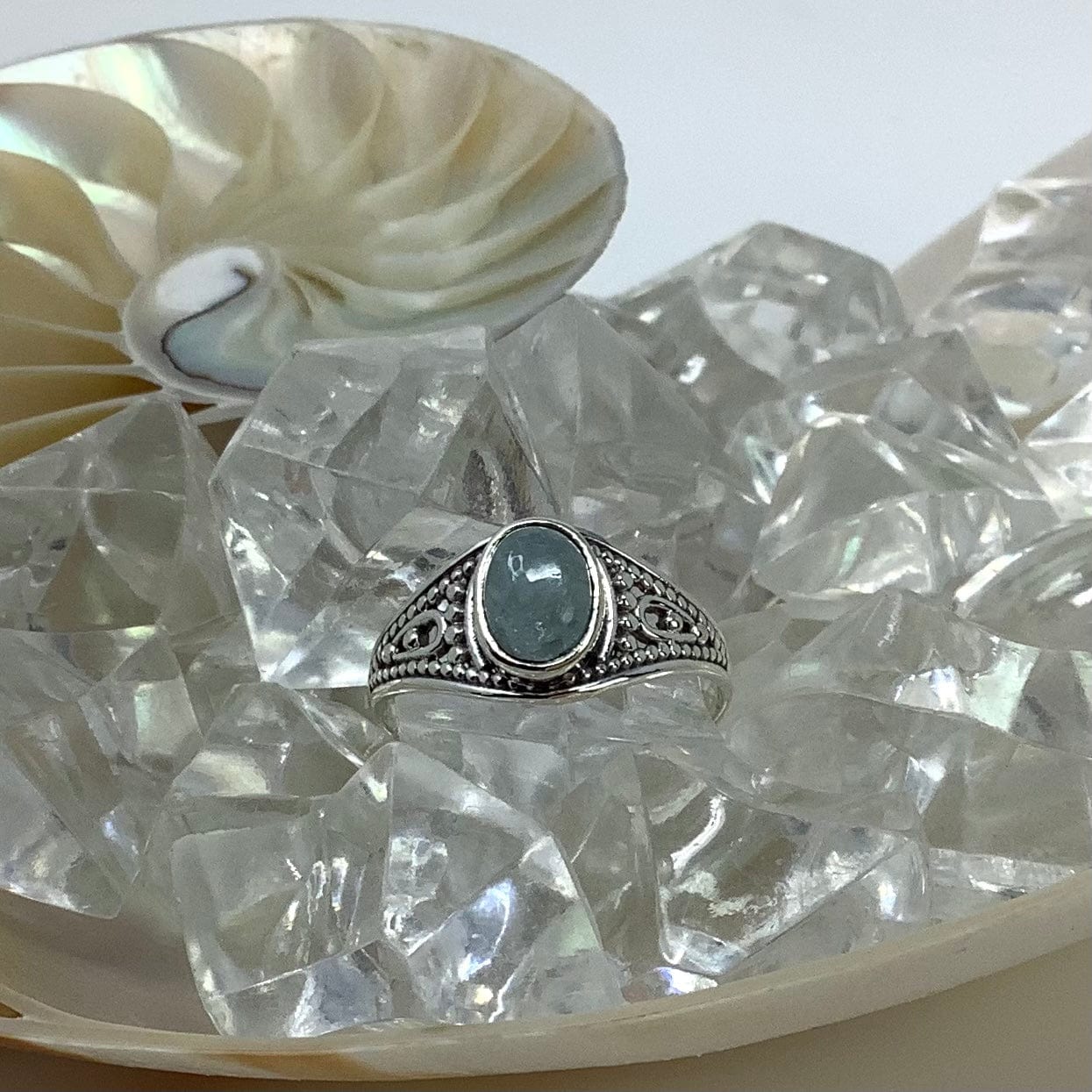 Aquamarine Ring Utopianorthwest 