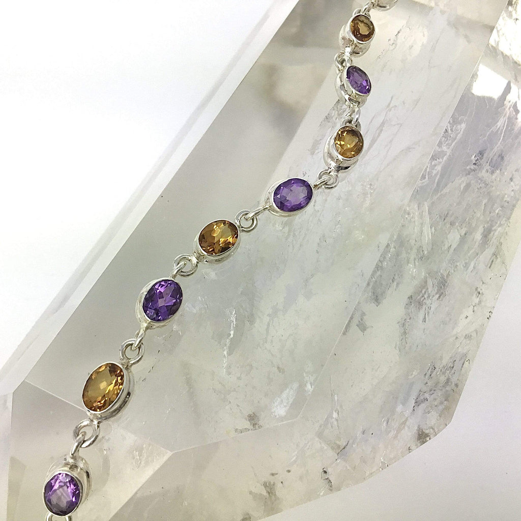 Citrine & Amethyst Bracelet Utopianorthwest 