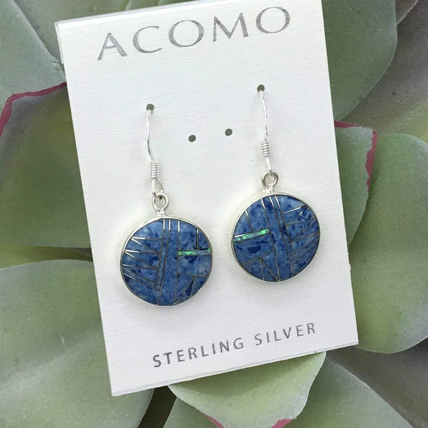 Denim on sale lapis earrings