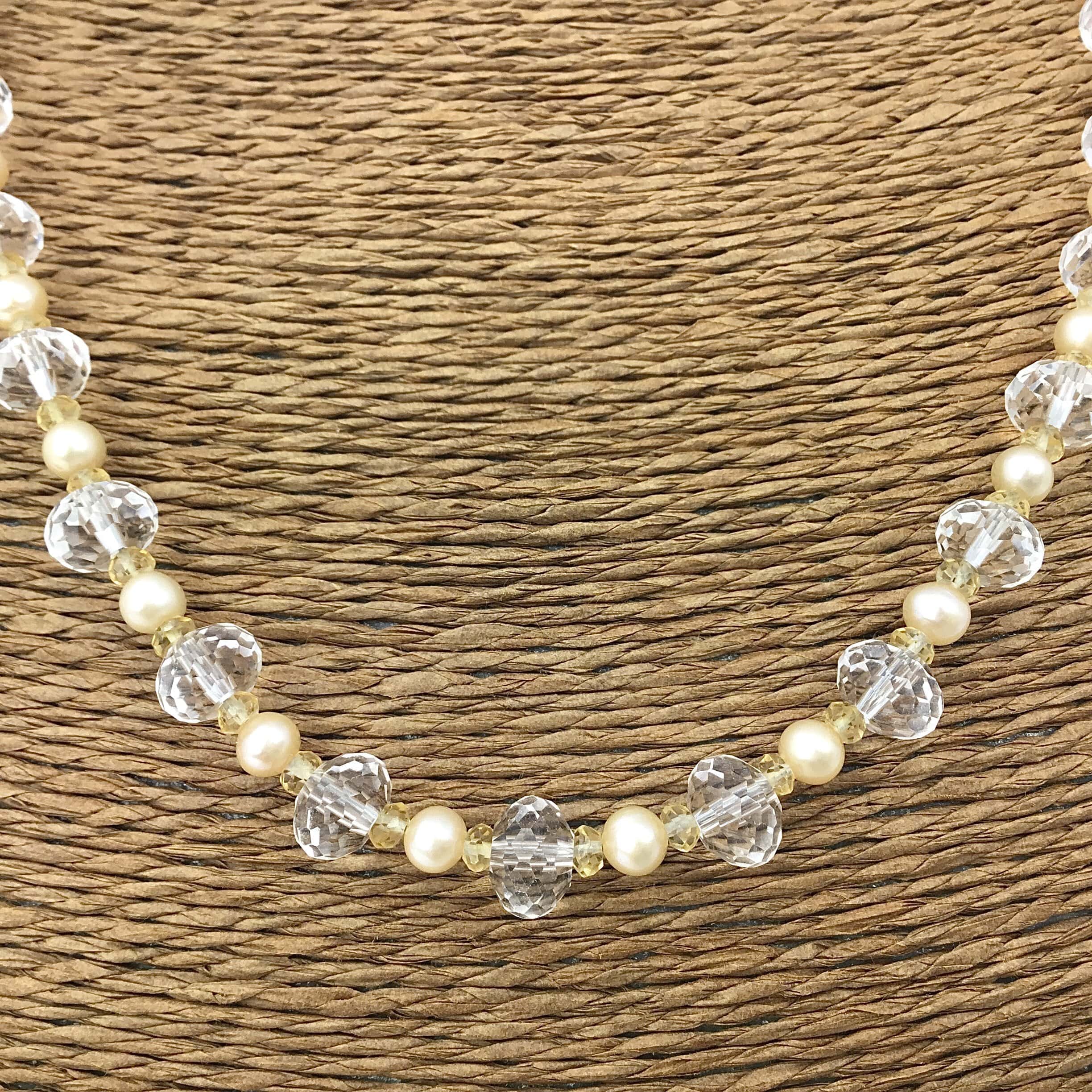 Diamond Quartz- Crystal & Pearls Utopianorthwest 