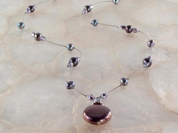 Freshwater Pearl Necklace Utopianorthwest 