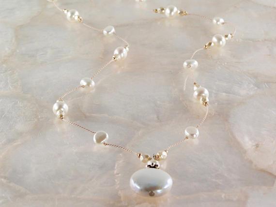 Freshwater Pearl Necklace Utopianorthwest 
