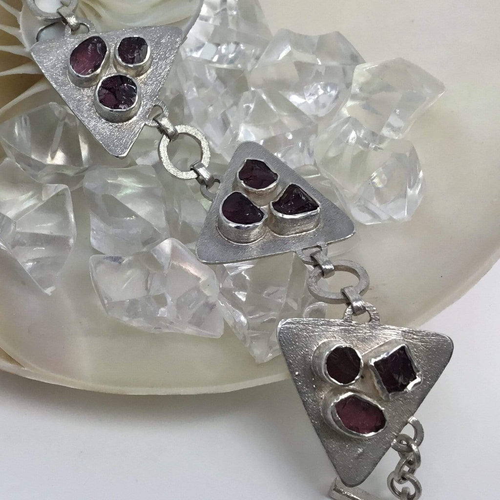 Garnet Bracelet- January Birthstone Utopianorthwest 