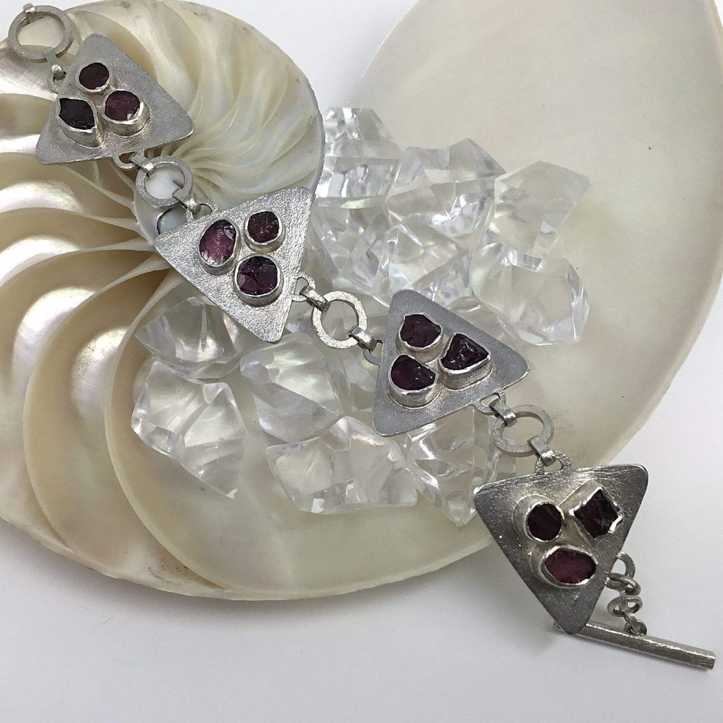 Garnet Bracelet- January Birthstone Utopianorthwest 