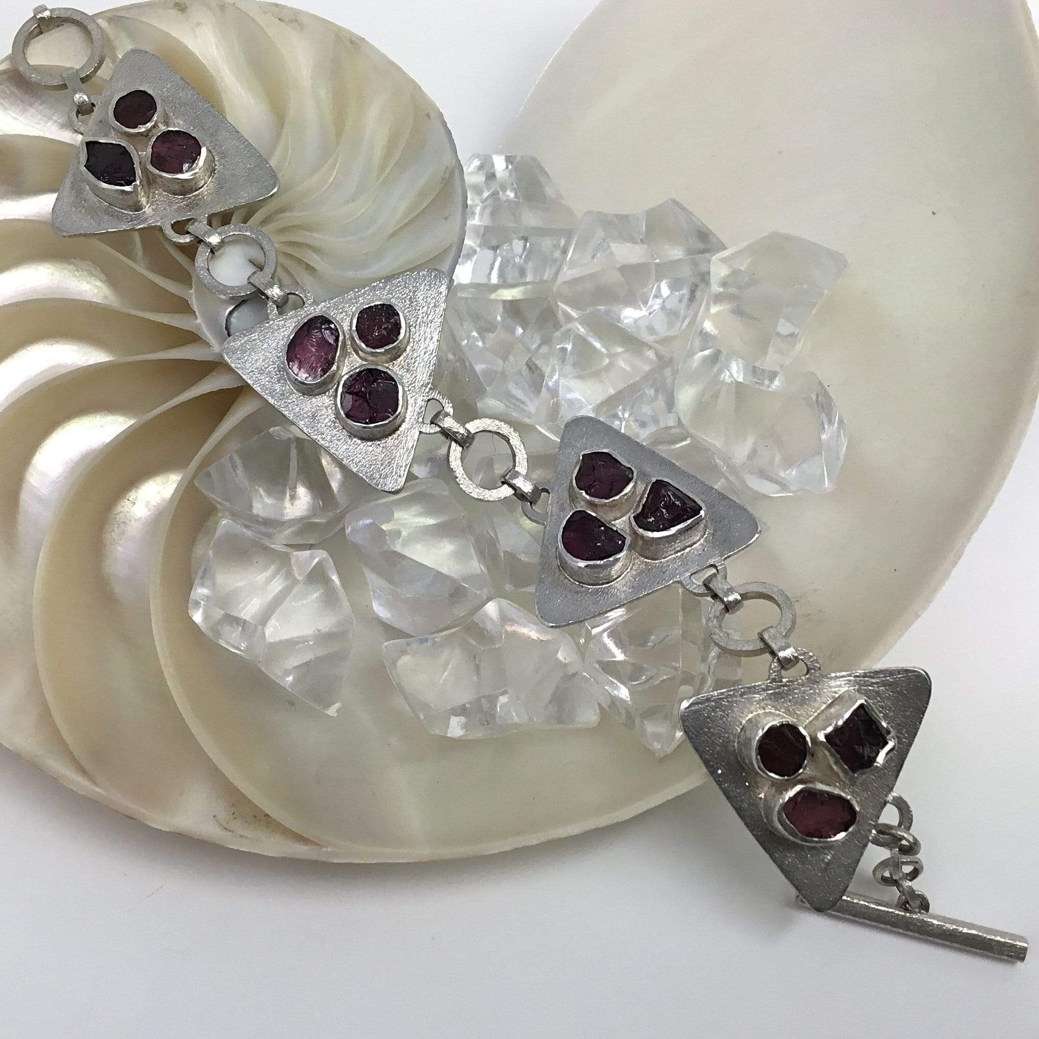 Garnet Bracelet- January Birthstone Utopianorthwest 