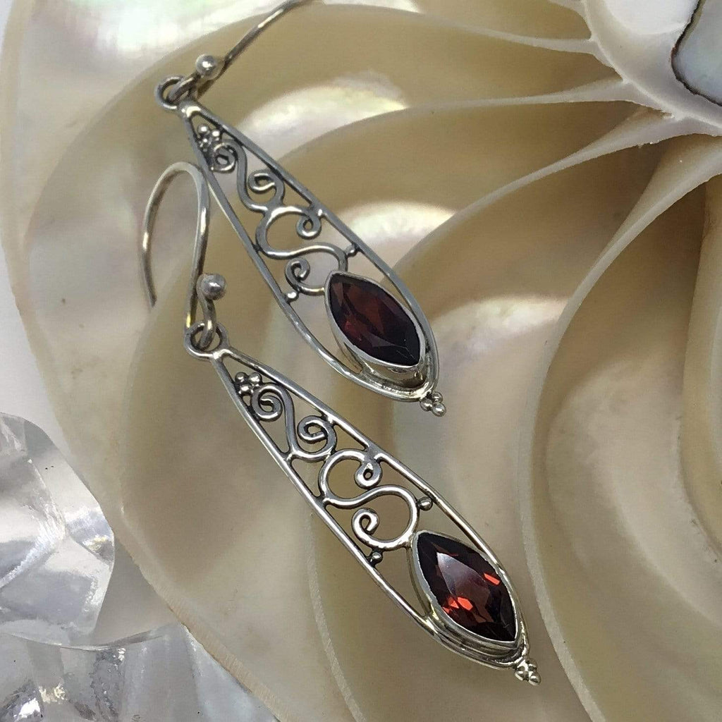 Garnet Earrings- January Birthstone Garnets, January Birthstone Utopianorthwest 