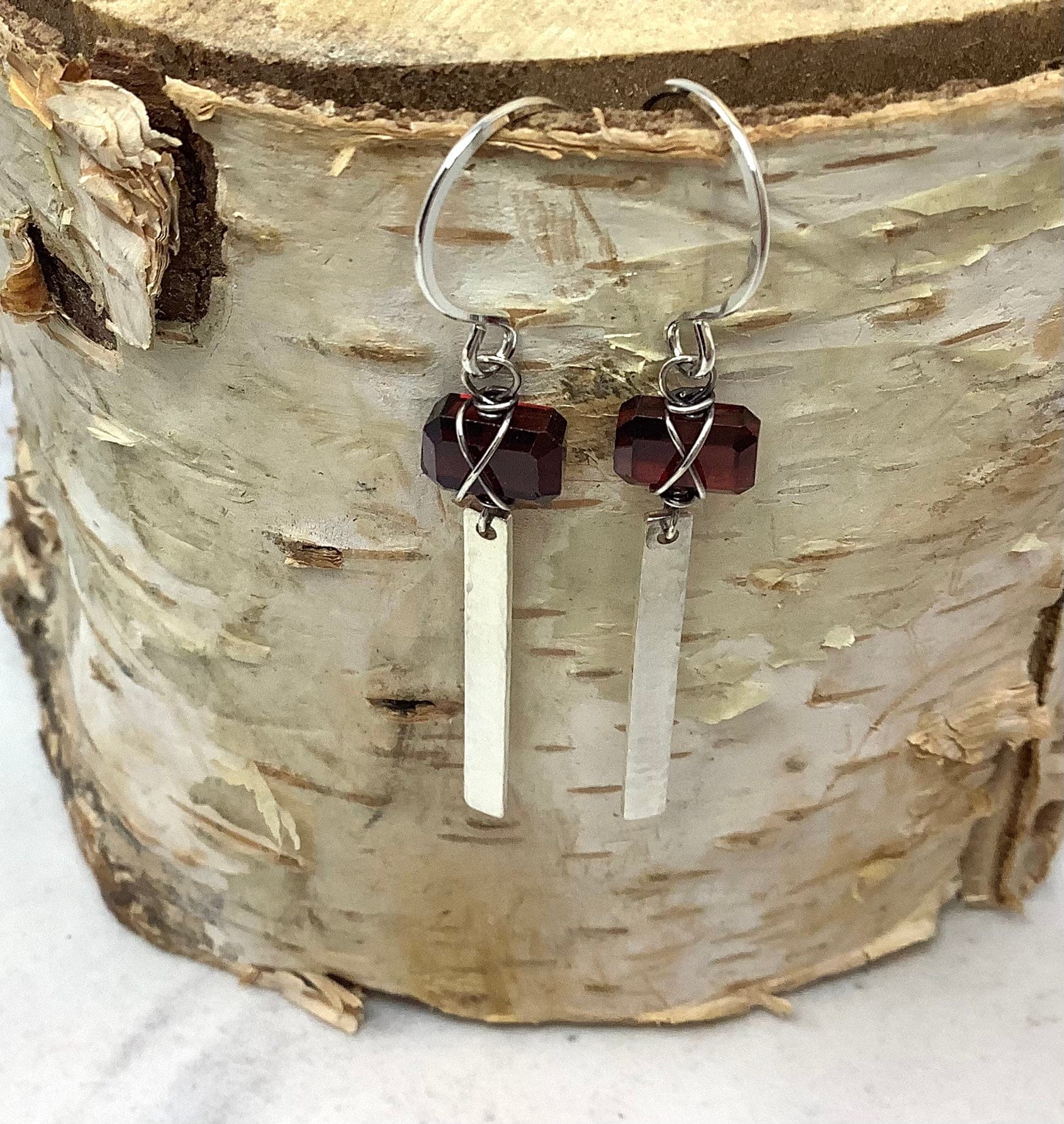 Garnet Earrings- January Birthstone Garnets, January Birthstone Utopianorthwest 