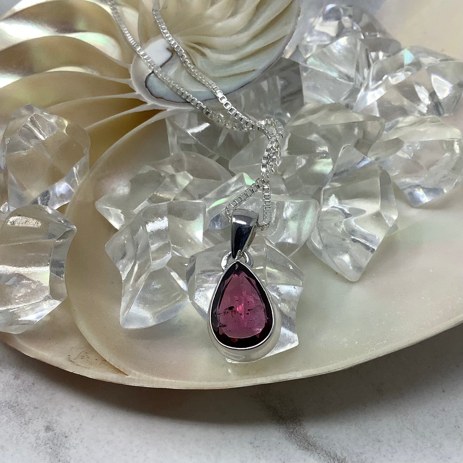 Garnet Necklace- January Birthstone Utopianorthwest 
