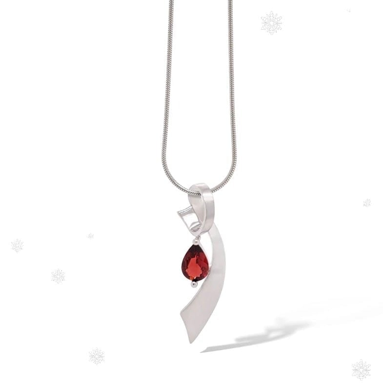 Garnet Necklace- January Birthstone Utopianorthwest 