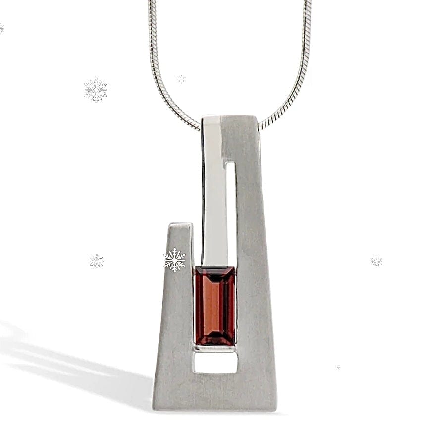 Garnet Necklace- January Birthstone Utopianorthwest 