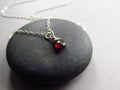 Garnet Necklace- January Birthstone Utopianorthwest 