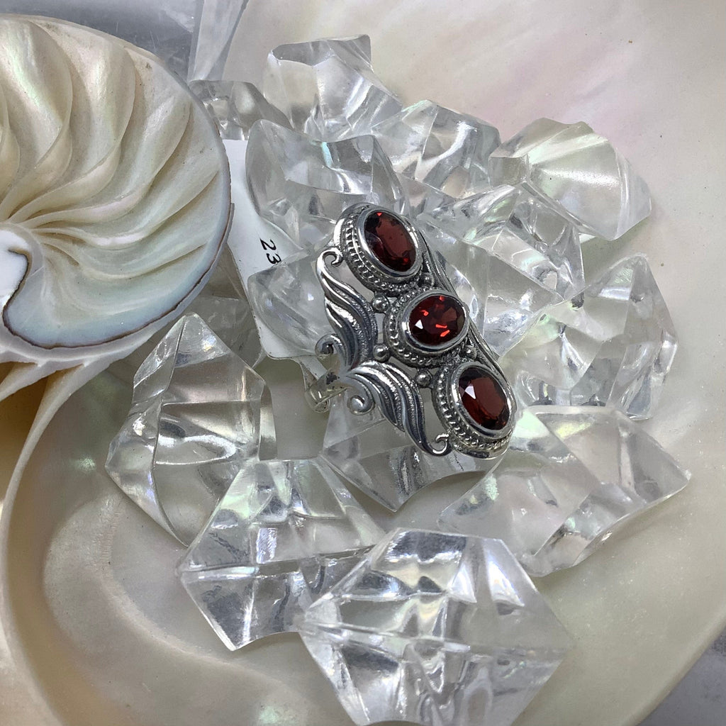 Garnet Ring- January Birthstone Utopianorthwest 