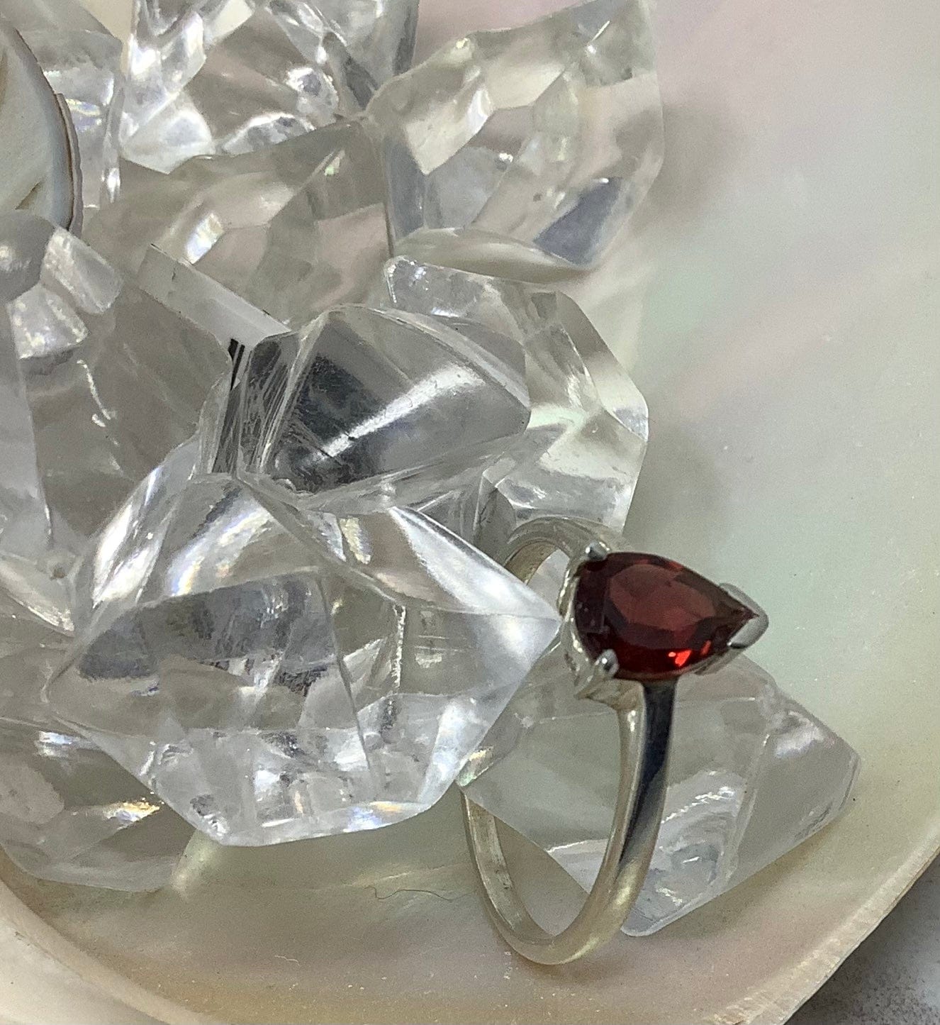 Garnet Ring- January Birthstone Utopianorthwest 
